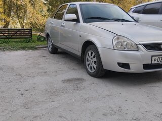 2014 Lada (ВАЗ) Priora I Рестайлинг, серебристый, 450000 рублей, вид 2