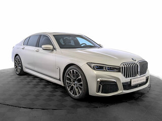 2021 BMW 7 серии 730d xDrive VI (G11/G12) Рестайлинг, белый, 6900000 рублей, вид 3