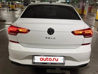 2020 Volkswagen Polo VI, белый, 990000 рублей, вид 5