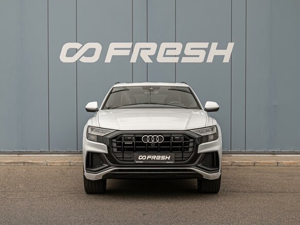 2021 Audi Q8 55 TFSI I (4M), белый, 7505000 рублей - вид 2