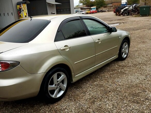 2005 Mazda 6 I (GG) Рестайлинг, золотистый, 550000 рублей - вид 2