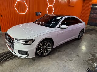 2020 Audi A6 45 TDI V (C8), белый, 5999000 рублей, вид 2
