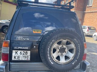 1999 Toyota Land Cruiser Prado 90 Series, чёрный, 1200000 рублей, вид 4