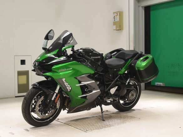2025 Kawasaki Ninja H2 SX, зелёный - вид 3