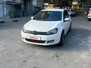 2011 Volkswagen Golf VI, белый, 1150000 рублей, вид 2