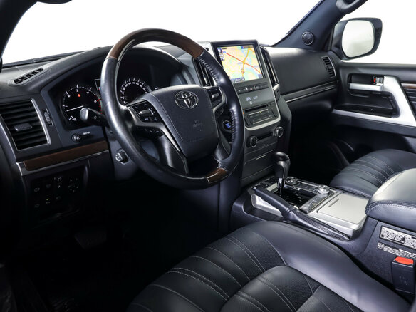 2019 Toyota Land Cruiser 200 Series Рестайлинг 2, чёрный - вид 12