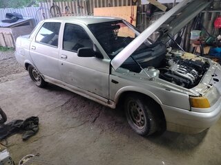 2003 Lada (ВАЗ) 2110, серебристый, 90000 рублей, вид 2