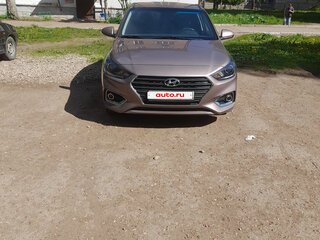 2019 Hyundai Solaris II, коричневый, 1250000 рублей, вид 3
