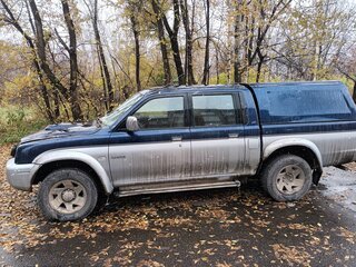 2002 Mitsubishi L200 III, серый, 400000 рублей, вид 4