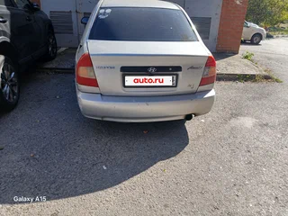 2004 Hyundai Accent ТагАЗ II, серебристый, 170000 рублей, вид 3
