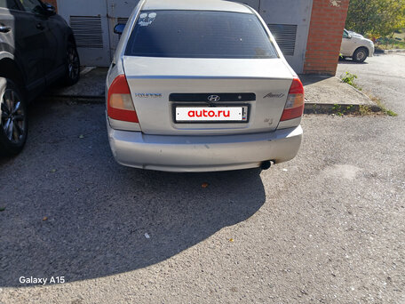 2004 Hyundai Accent ТагАЗ II, серебристый, 170000 рублей, вид 3