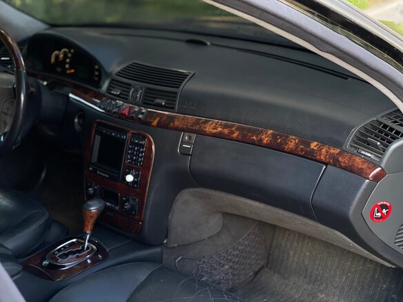 2001 Mercedes-Benz S-Класс 320 Long IV (W220), чёрный - вид 9