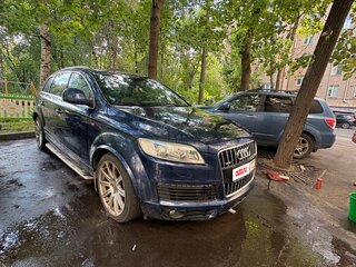 2008 Audi Q7 I (4L), синий, 1450000 рублей, вид 5