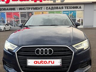 2016 Audi A3 III (8V) Рестайлинг, синий, 1350000 рублей, вид 2