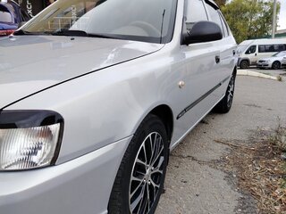 2008 Hyundai Accent ТагАЗ II, серебристый, 530000 рублей, вид 1