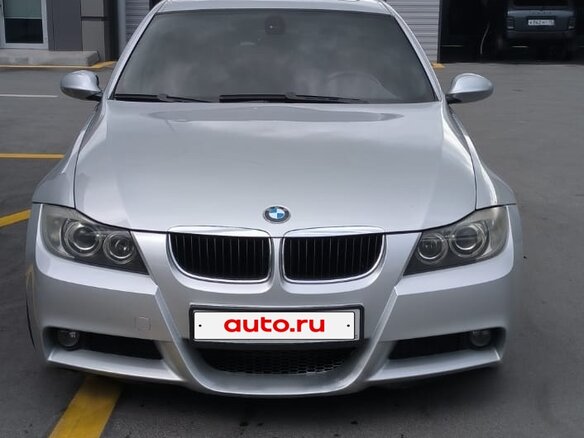2007 BMW 3 серии 320i V (E90/E91/E92/E93), серебристый, 830000 рублей