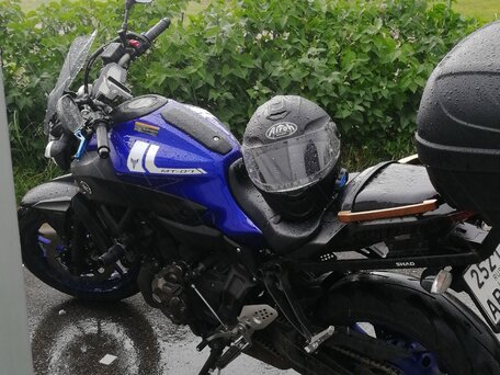 2017 Yamaha MT-07 (FZ-07), синий, 720000 рублей, вид 1