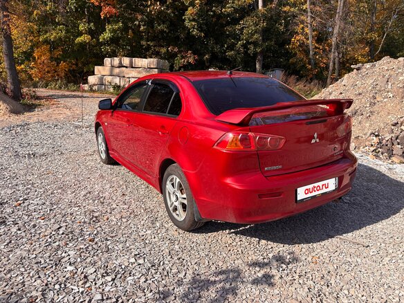 2008 Mitsubishi Lancer X, красный, 600000 рублей - вид 9