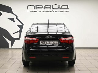 2014 Kia Rio III, чёрный, 819000 рублей, вид 4
