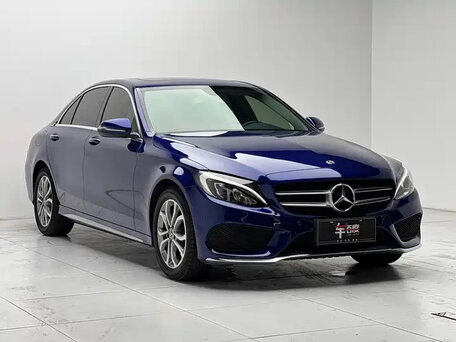 2018 Mercedes-Benz C-Класс 180 IV (W205) Рестайлинг, синий, 1913004 рублей, вид 3