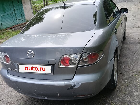 2003 Mazda 6 I (GG), серый, 350000 рублей - вид 2