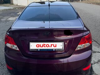 2012 Hyundai Solaris I, фиолетовый, 580000 рублей, вид 2