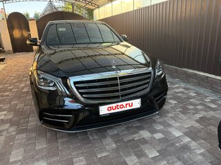 2018 Mercedes-Benz S-Класс 350 d Long VI (W222, C217) Рестайлинг, чёрный, 5990000 рублей, вид 2