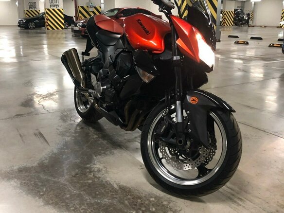 2009 Kawasaki Z 1000, оранжевый, 580000 рублей - вид 17