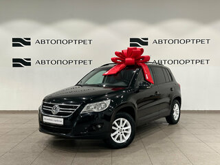 2010 Volkswagen Tiguan I, чёрный, 849000 рублей, вид 1