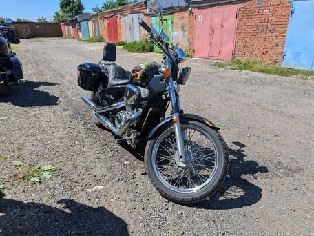 1995 Honda Steed 600, чёрный, 230000 рублей, вид 5