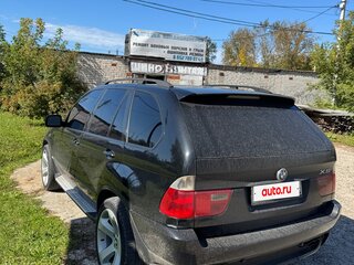 2004 BMW X5 4.4i I (E53) Рестайлинг, чёрный, 1200000 рублей, вид 4