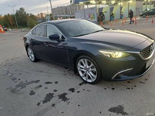 2017 Mazda 6 III (GJ) Рестайлинг, синий, 1850000 рублей, вид 2