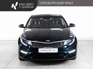 2019 Kia Optima IV Рестайлинг, синий, 1790000 рублей, вид 2