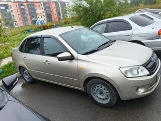 2013 Lada (ВАЗ) Granta I, бежевый, 520000 рублей, вид 2