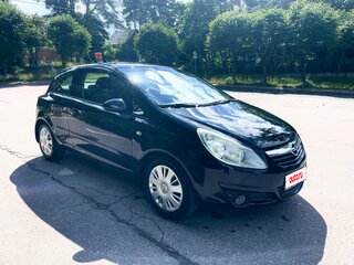 2007 Opel Corsa D, чёрный, 329500 рублей, вид 1