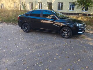 2016 Lada (ВАЗ) Vesta I, чёрный, 860000 рублей, вид 1