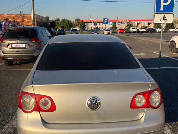 2006 Volkswagen Passat B6, серебристый, 460000 рублей - вид 5