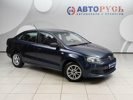 2015 Volkswagen Polo V, синий, 799000 рублей, вид 1