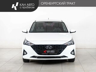 2021 Hyundai Solaris II Рестайлинг, белый, 1060000 рублей, вид 2