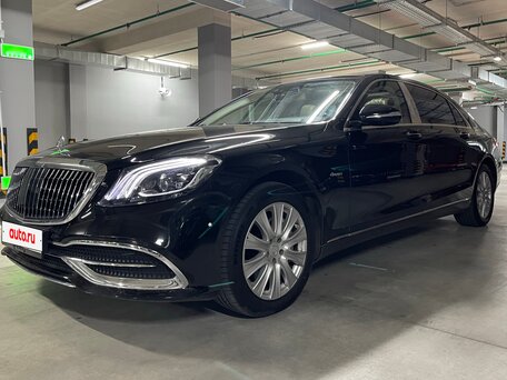 2016 Mercedes-Benz Maybach S-Класс 500 I (X222), чёрный, 2799000 рублей, вид 2