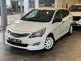 2015 Hyundai Solaris I Рестайлинг, белый, 999000 рублей, вид 1