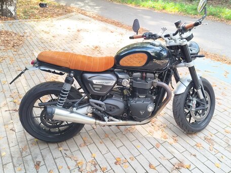 2022 Triumph Speed Twin, оранжевый, 900000 рублей, вид 1