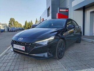 2021 Hyundai Elantra VII (CN7), чёрный, 1580000 рублей, вид 3