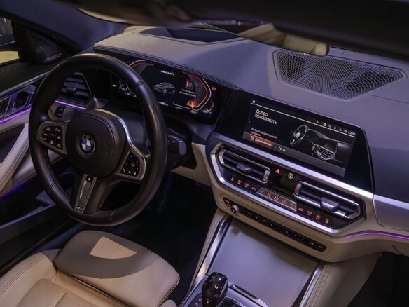 2021 BMW 4 серии M440i xDrive G22, G23, G26, чёрный, 8150000 рублей - вид 7