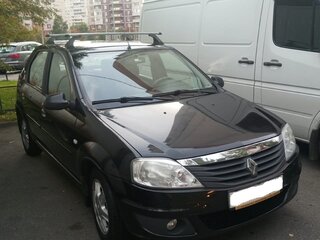 2013 Renault Logan I Рестайлинг, чёрный, 550000 рублей, вид 2
