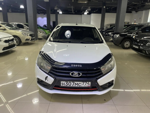 2016 Lada (ВАЗ) Vesta I, белый, 375000 рублей - вид 1
