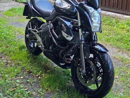 2012 Kawasaki ER-4N, чёрный, 350000 рублей, вид 2