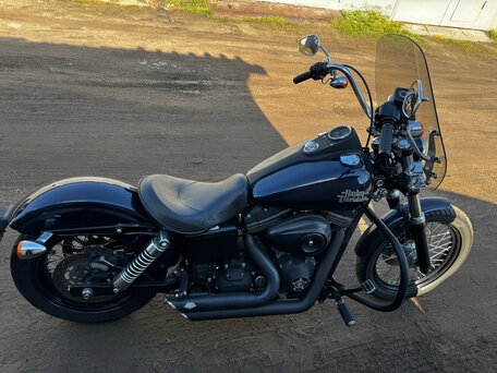 2013 Harley-Davidson Street Bob, синий, 860000 рублей, вид 2