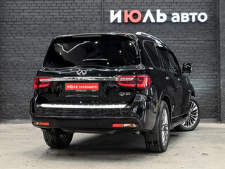 2019 Infiniti QX80 I Рестайлинг 2, чёрный, 5000000 рублей, вид 4