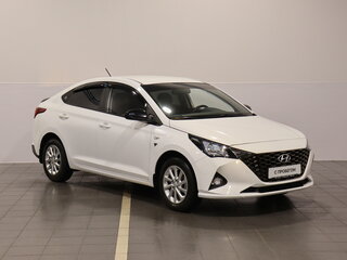 2021 Hyundai Solaris II Рестайлинг, белый, 1589000 рублей, вид 4